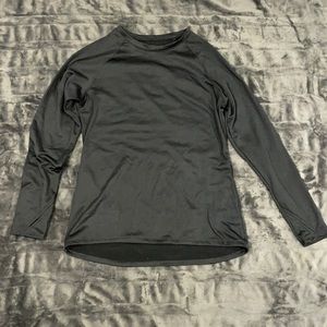 plain black thermal long sleeve size M never worn
